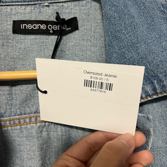 INSANE GENE-Dropped shoulder Oversized Jeanie (small) - Picture 9 of 14